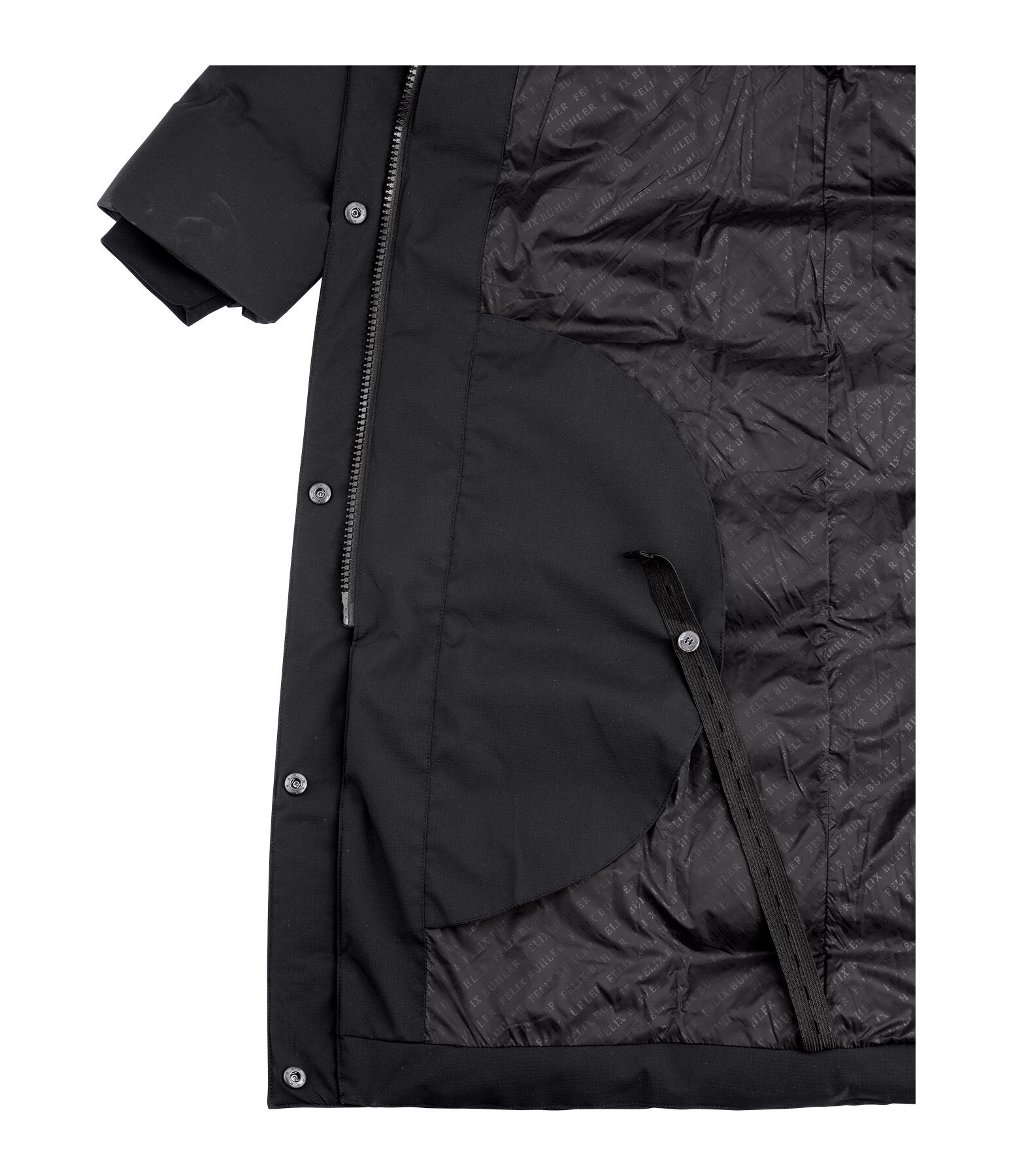 Manteau d'�quitation matelass� � capuche  Zoe
