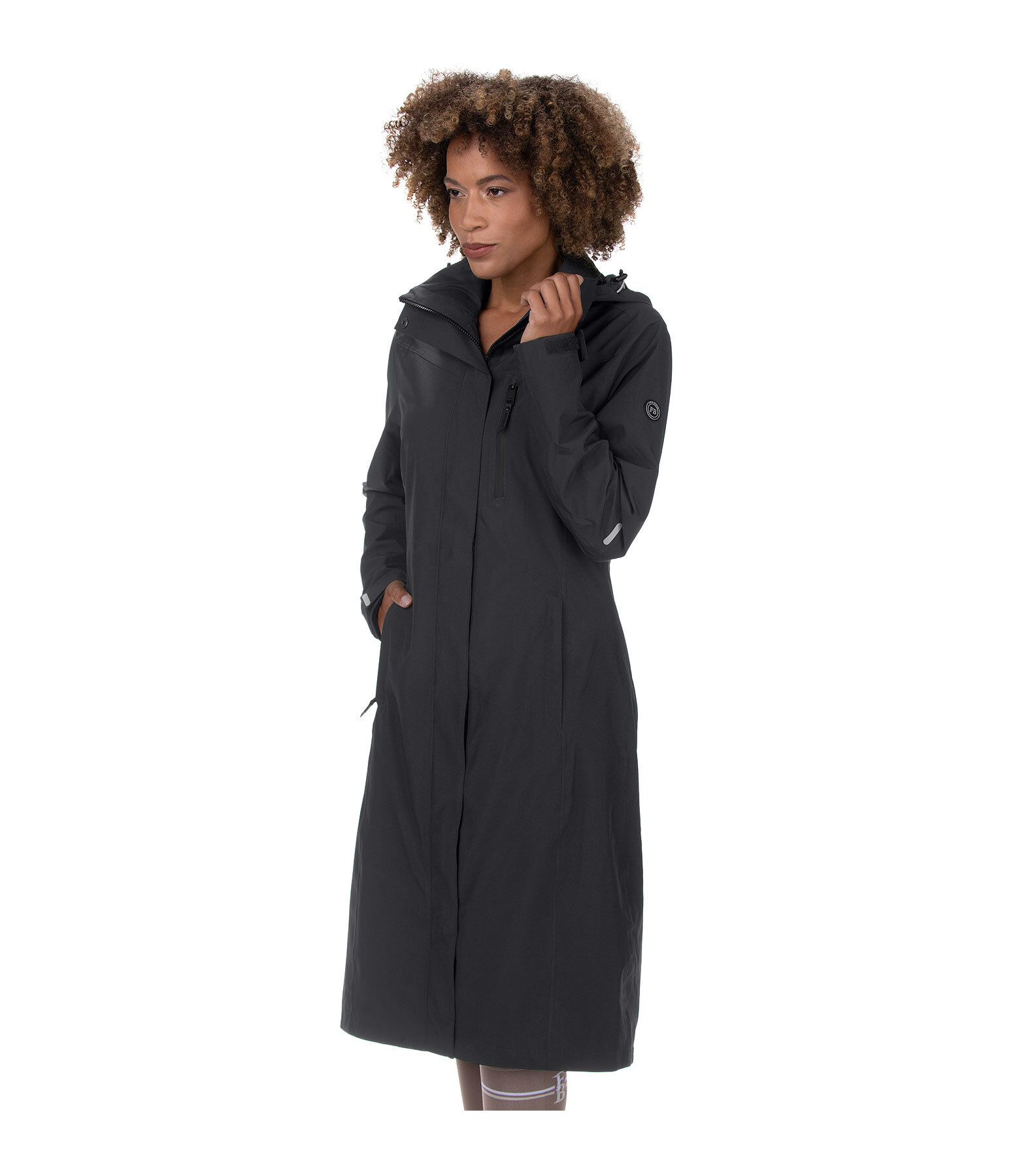 Manteau d'�quitation technique � capuche  Enna
