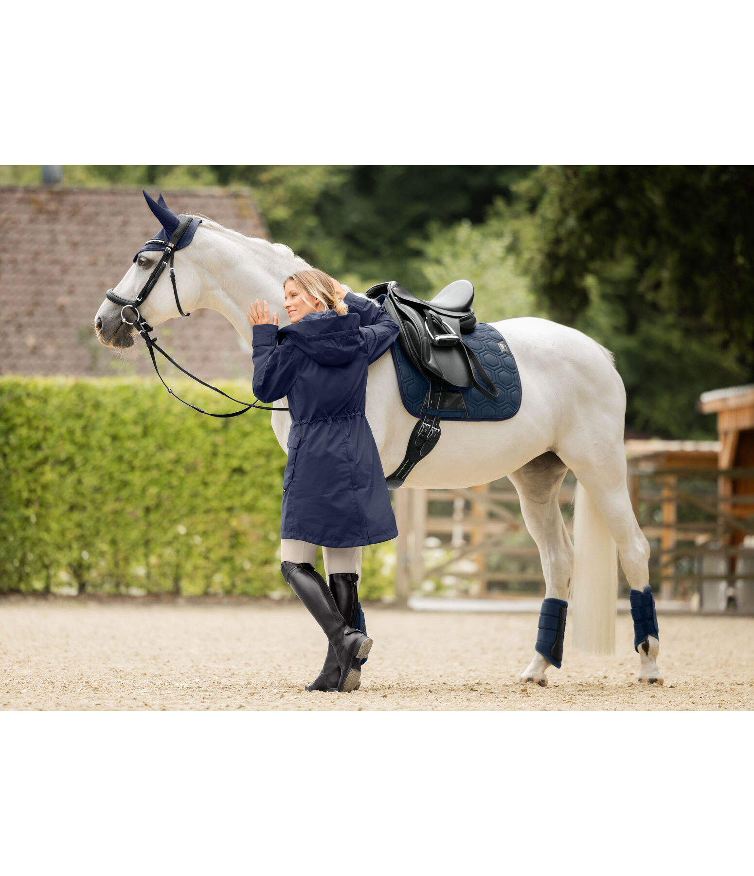 Parka d'�quitation technique � capuche  Emily II