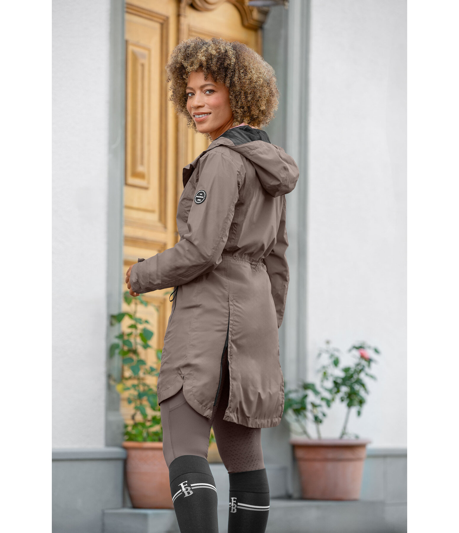Parka d'�quitation technique � capuche  Jule Life Cycle