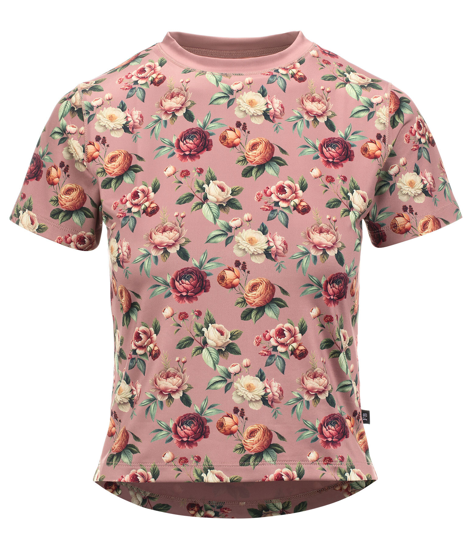 T-shirt technique cropped  Fleur