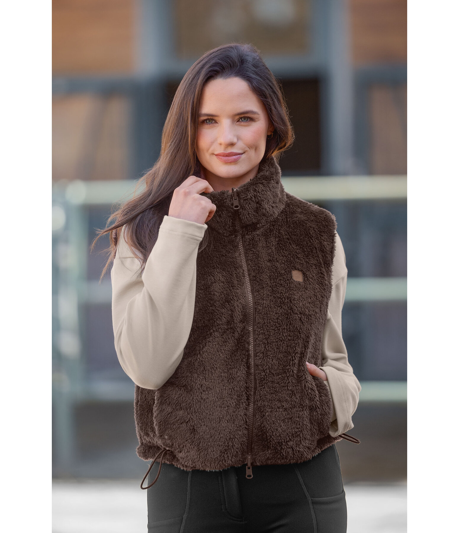 Gilet r�versible douillet  Kathrin