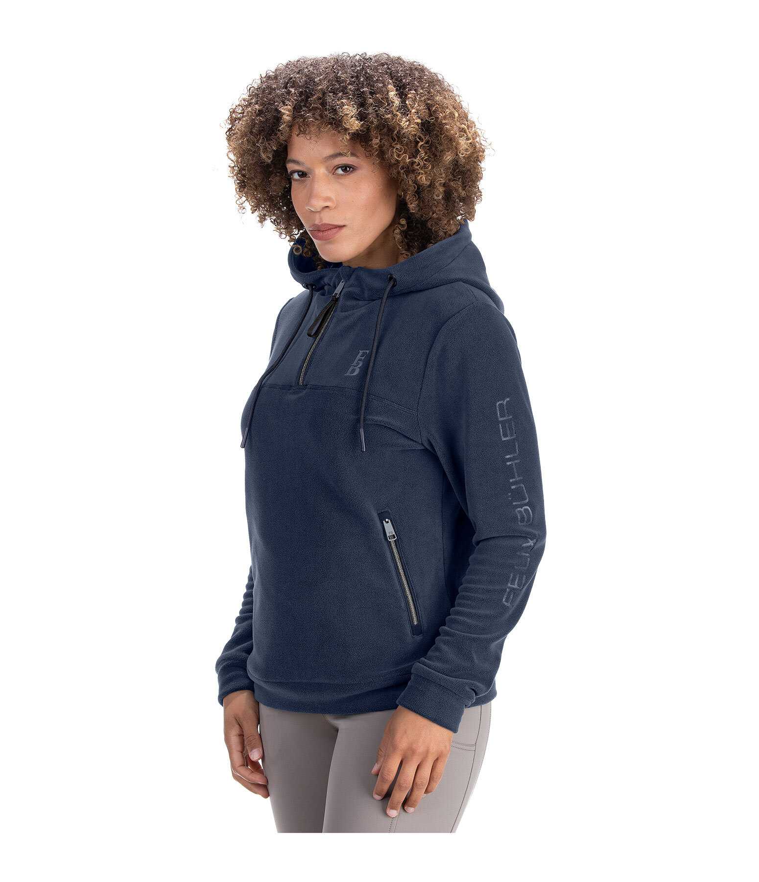 Sweat � capuche en polaire  Caty