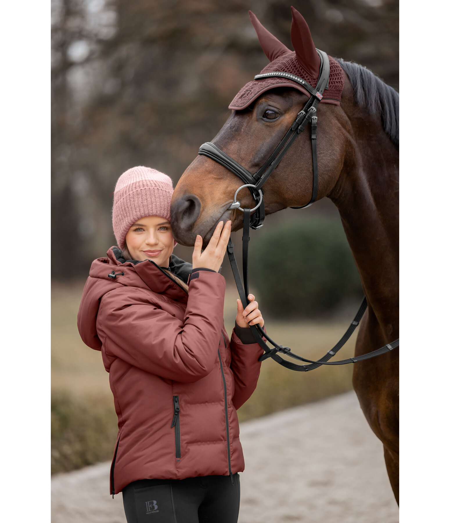 Veste d'�quitation technique � capuche  Hailey
