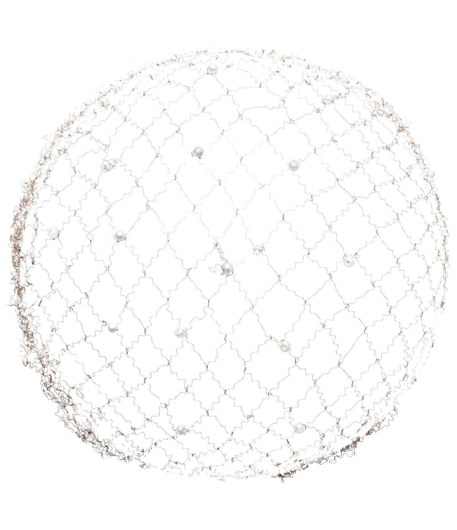 Filet  cheveux invisible avec perles