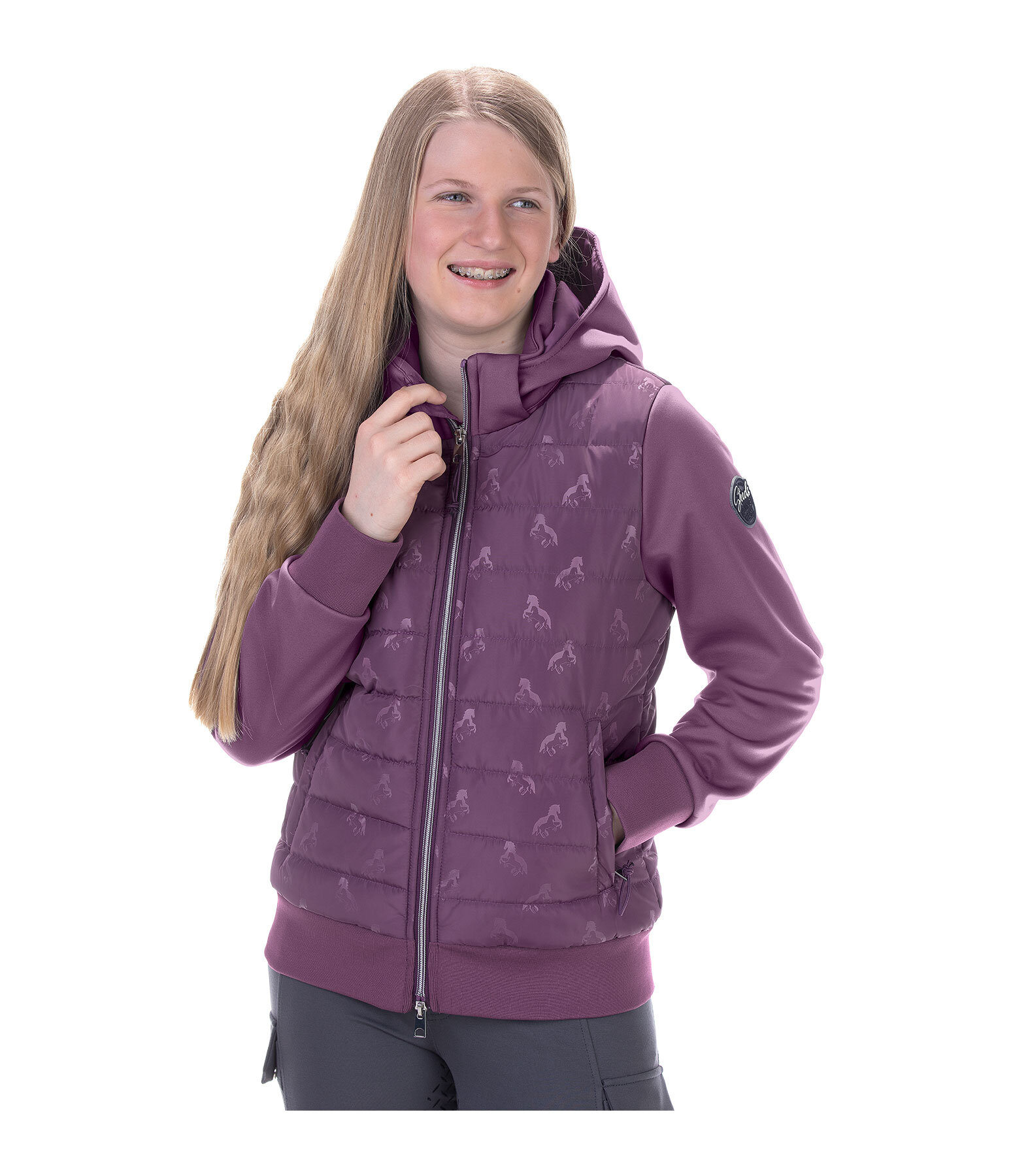 Veste bi-matire Softshell enfant  Saskia