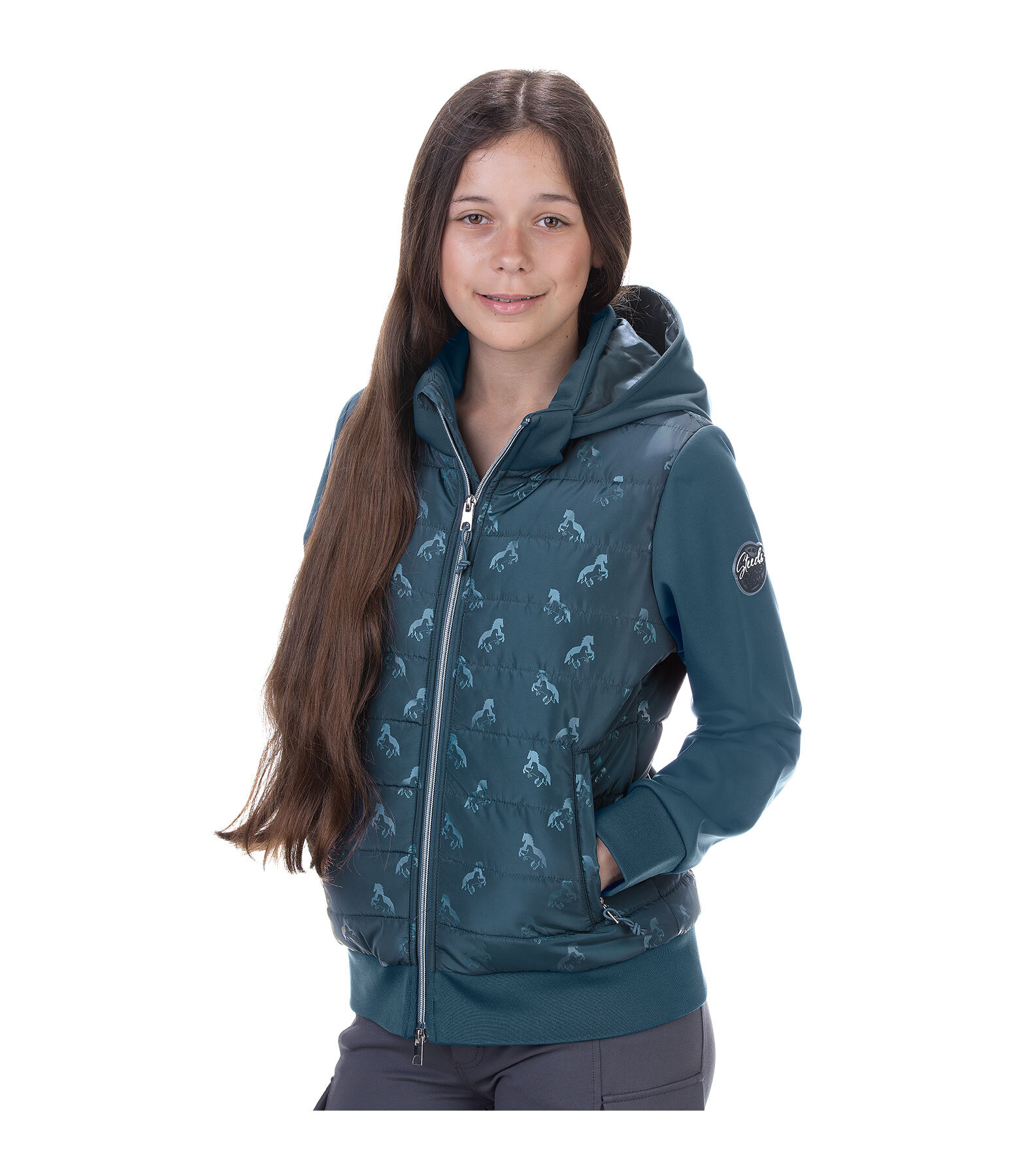 Veste bi-matire Softshell enfant  Saskia