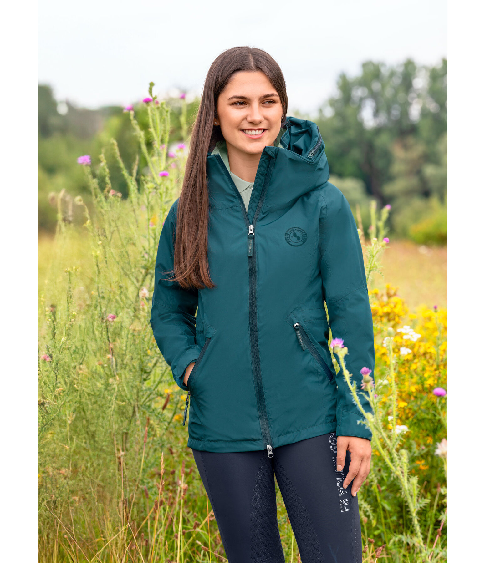 Veste d'équitation fonctionnelle Enfant  Demi