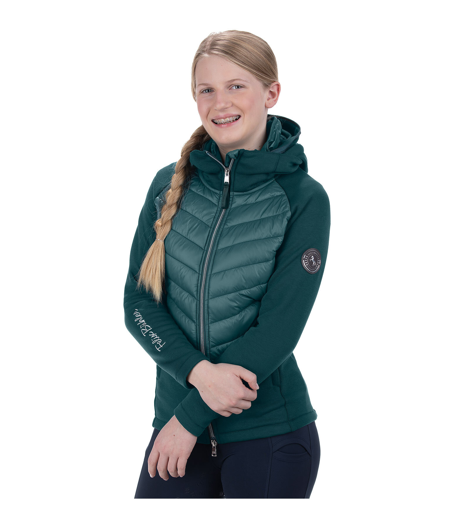 Veste d'équitation bi-matière Enfant  Dora
