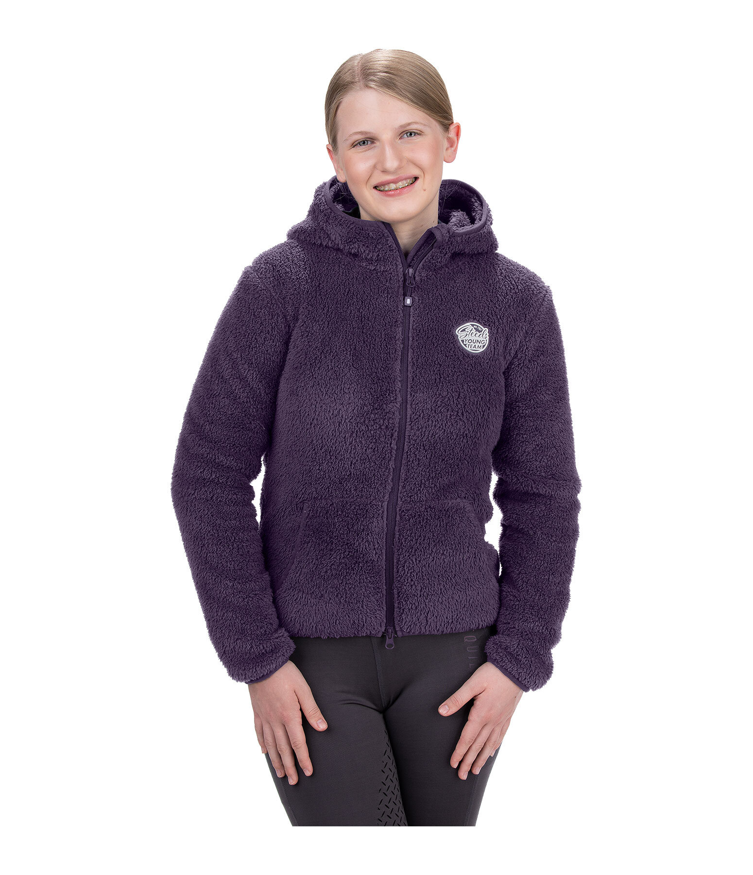 Veste � capuche en polaire Teddy Enfant  Irma
