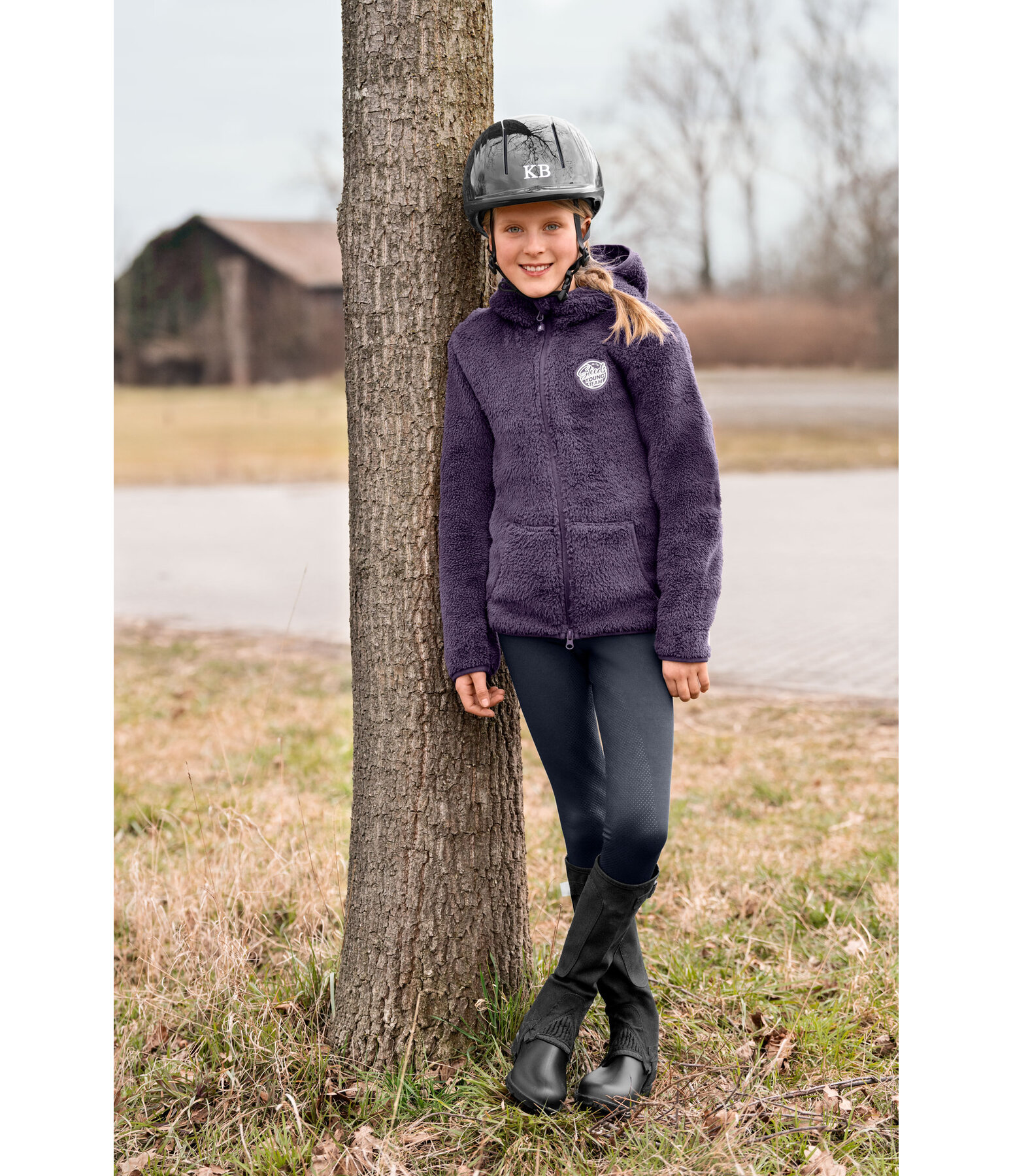 Veste � capuche en polaire Teddy Enfant  Irma