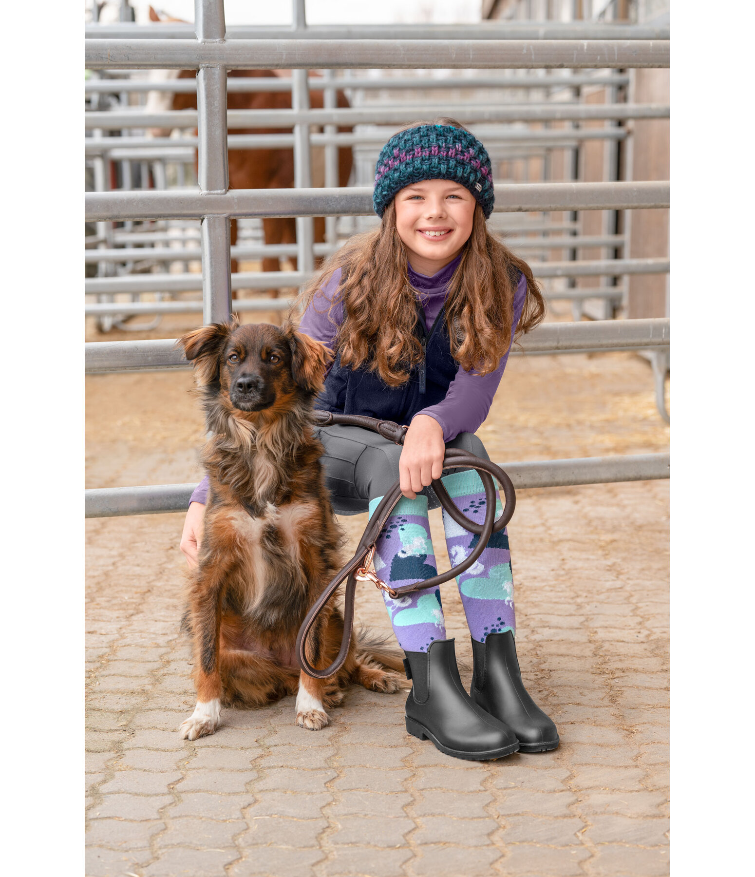 Gilet d'quitation en polaire Enfant  Magali