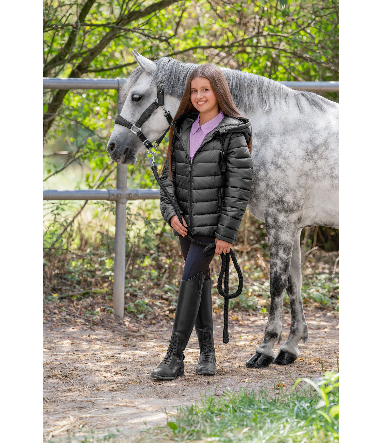 Veste matelass�e 2 en 1 � capuche enfant  Noemie