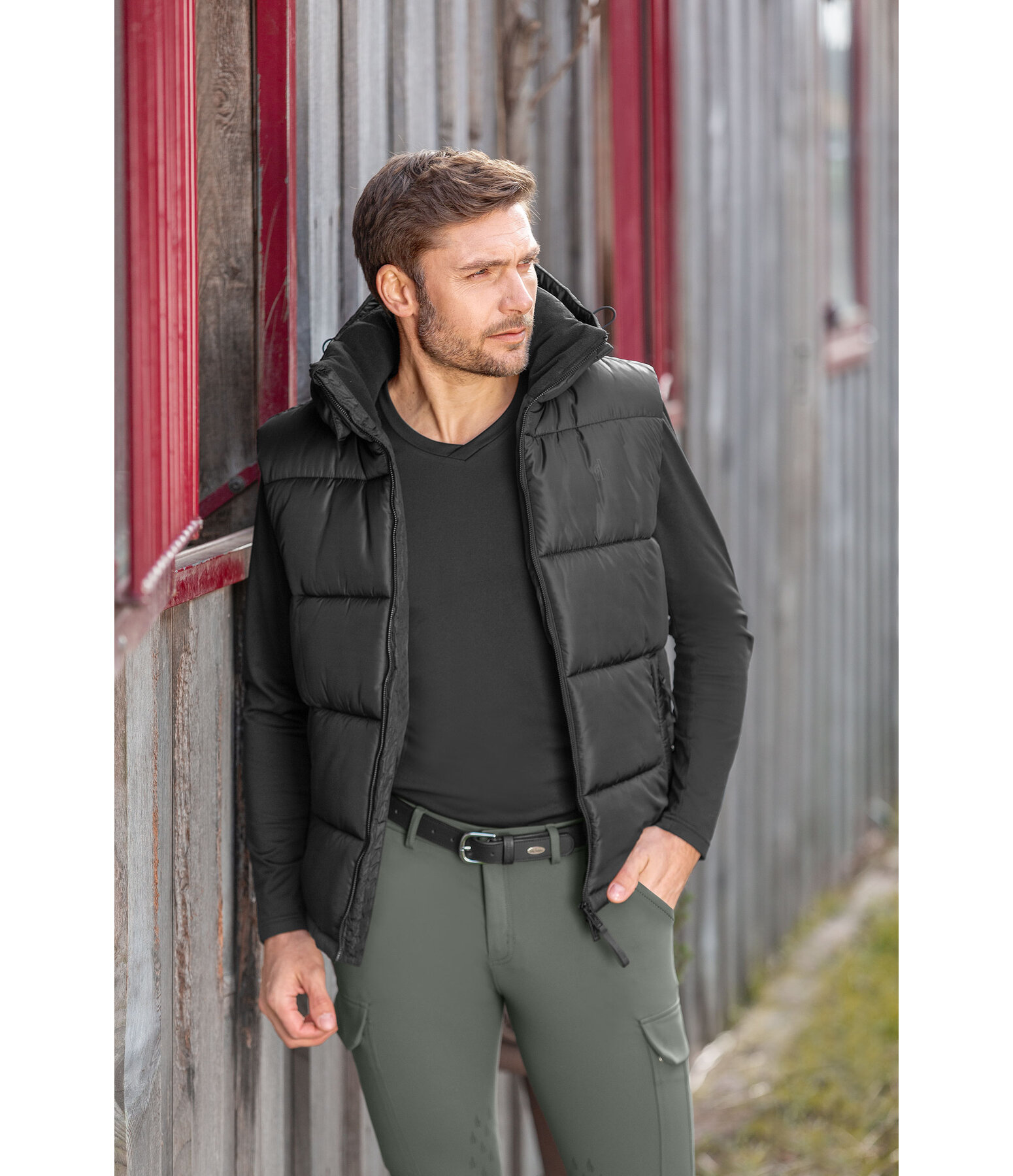 Gilet d'quitation matelass Homme  Omaha