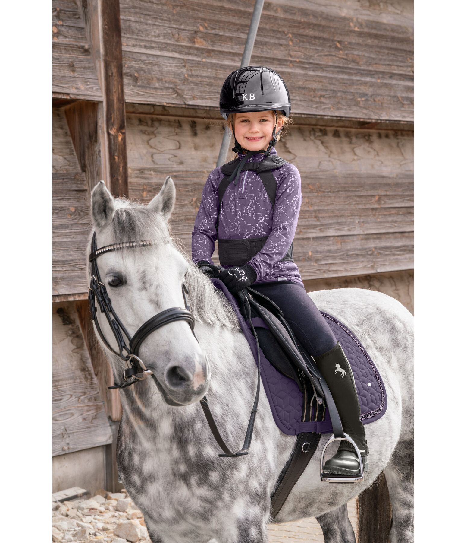 Casque d'quitation  Sunny II brillant