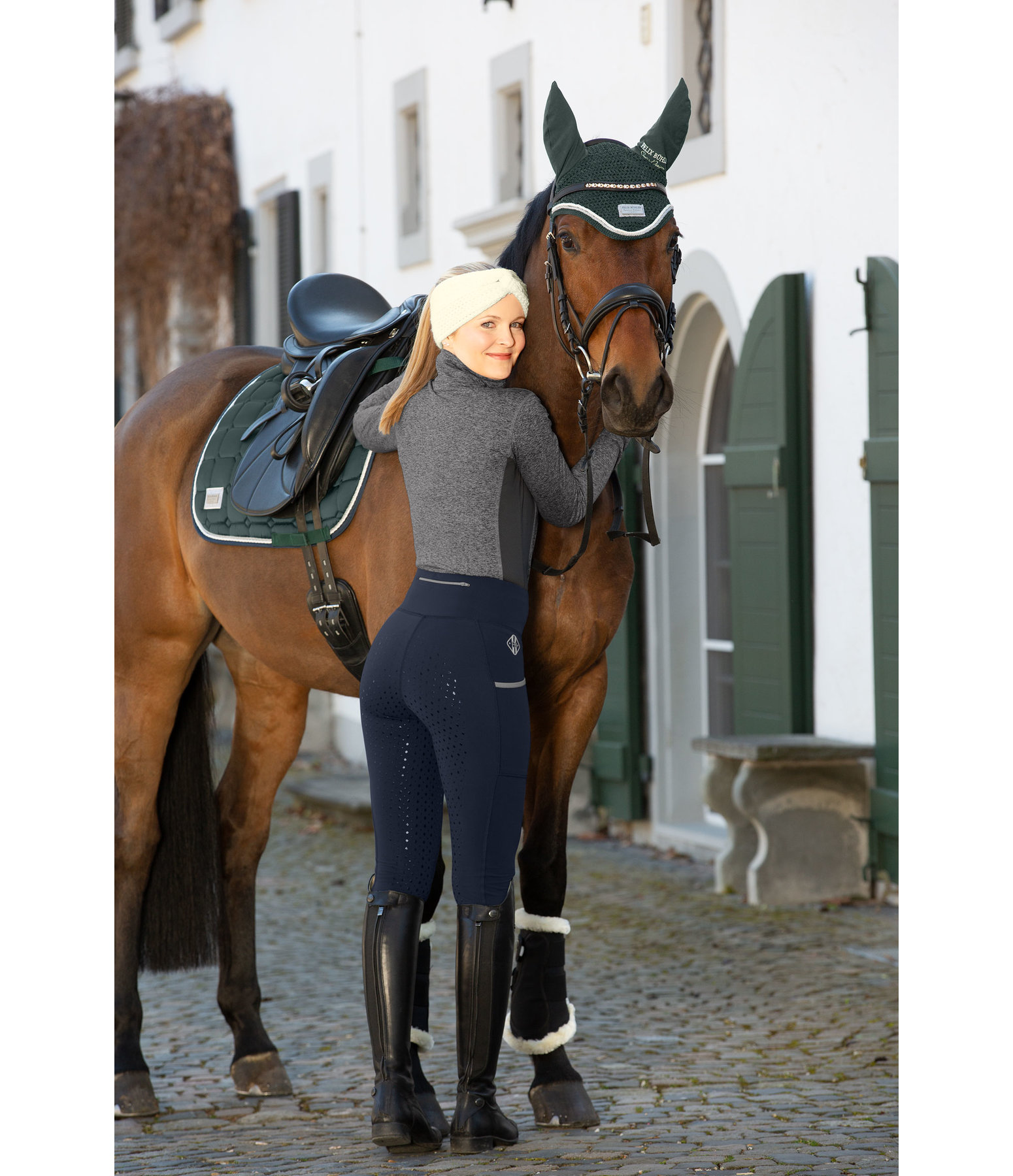 Legging d'équitation à fond intégral Grip  Anneke