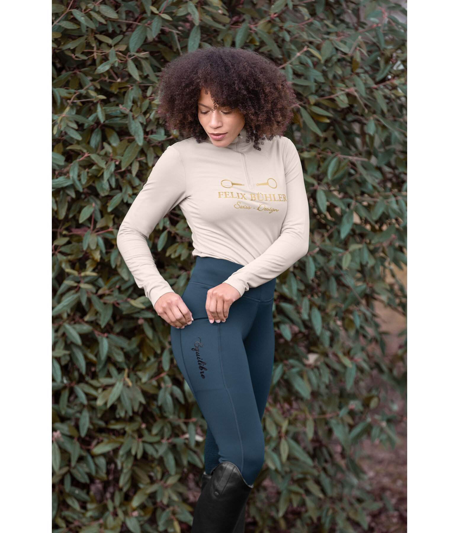 Legging d'quitation thermique  fond intgral Grip  Hermine