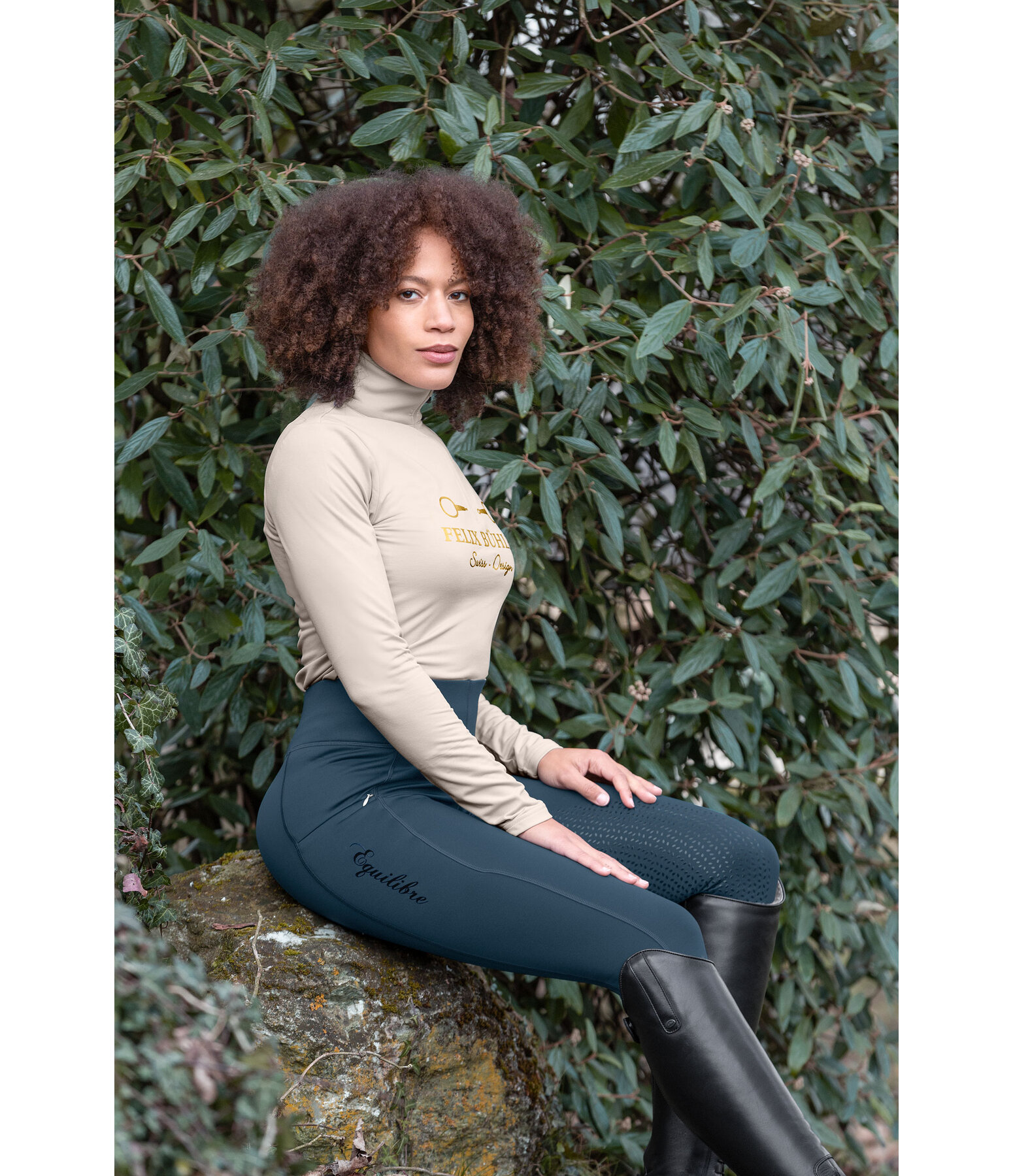 Legging d'quitation thermique  fond intgral Grip  Hermine