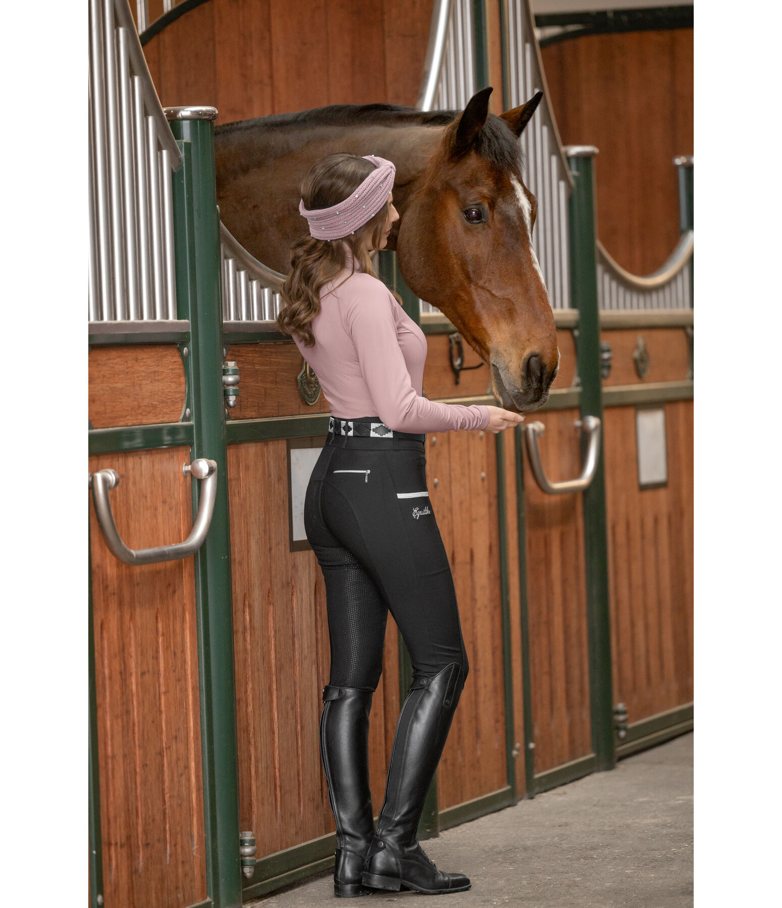 Pantalon d'�quitation � fond int�gral grip  Tamina