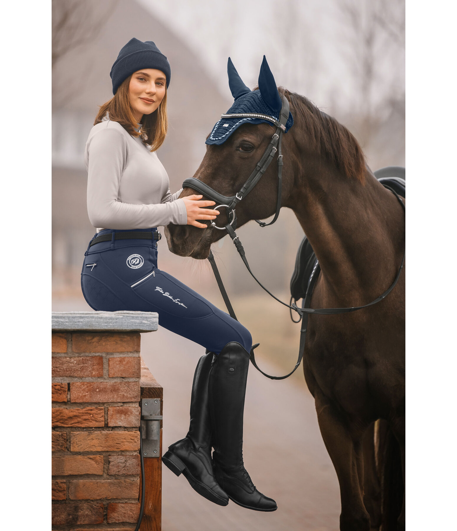 Pantalon d'quitation thermique  fond intgral Grip  Cheyenne