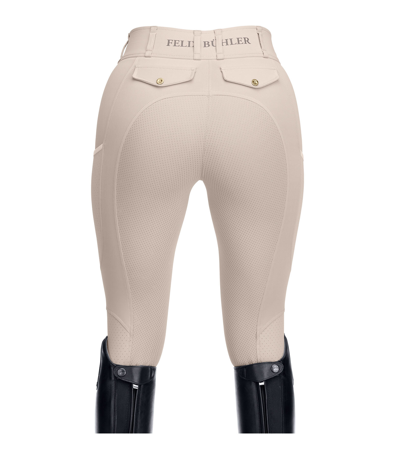 Pantalon d'�quitation d'�t� hybride � fond int�gral Grip  Samira-Mesh