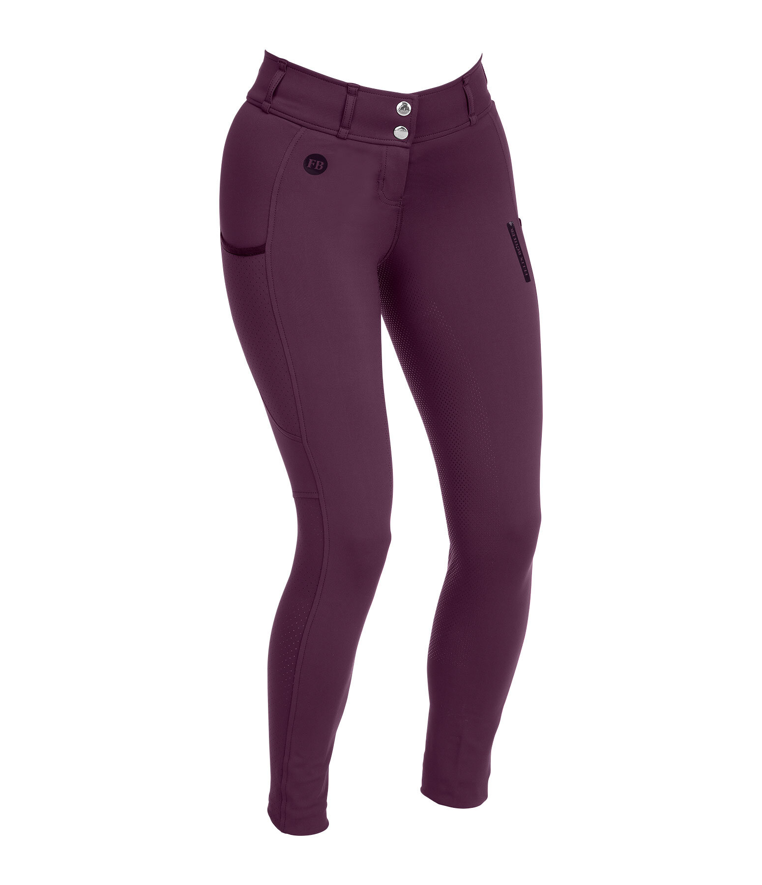 Pantalon d'quitation d't hybride  fond intgral Grip  Samira-Mesh