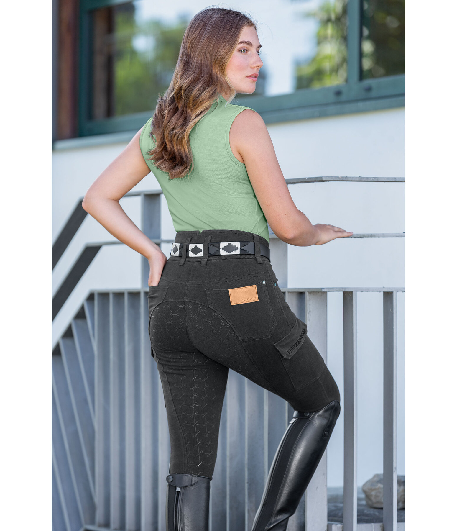 Jean d'équitation grip taille haute  Laura