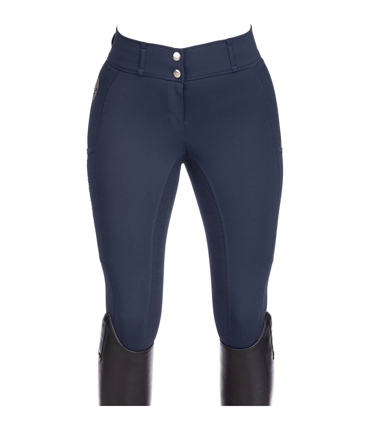 Pantalon d'équitation hybride à fond intégral  Angelica