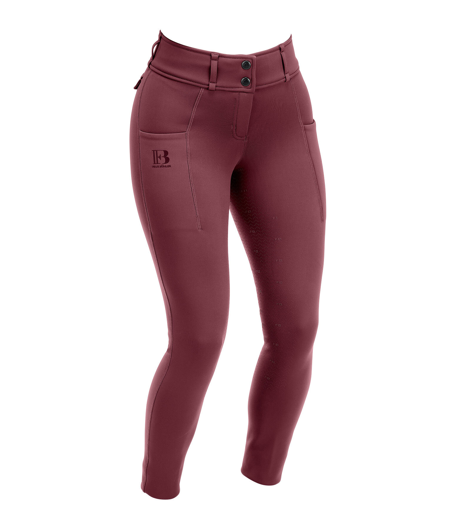 Pantalon d'�quitation thermique hybride � fond int�gral grip  Tina