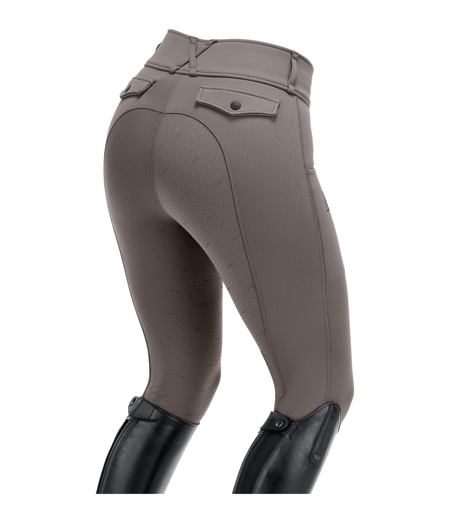 Pantalon d'�quitation thermique hybride � fond int�gral grip  Tina