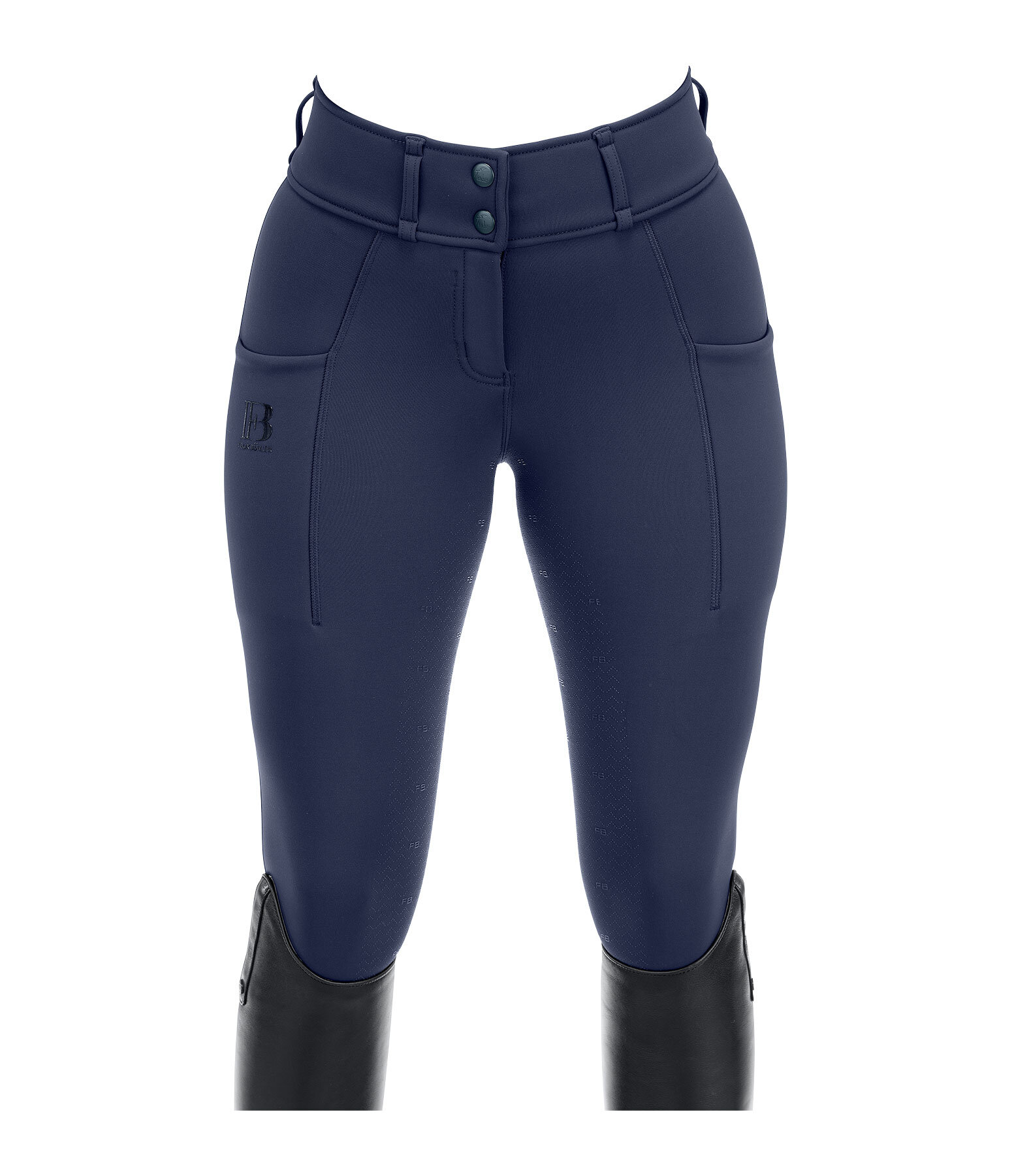 Pantalon d'�quitation thermique hybride � fond int�gral grip  Tina
