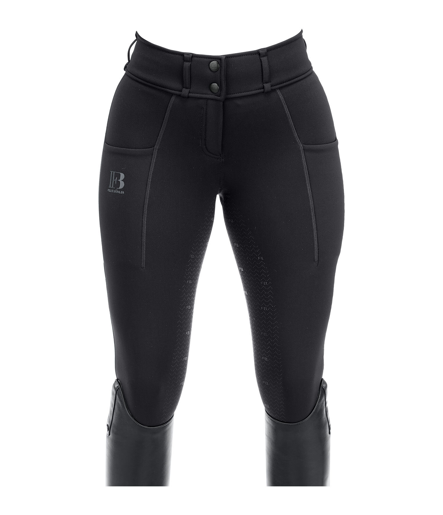 Pantalon d'�quitation thermique hybride � fond int�gral grip  Tina