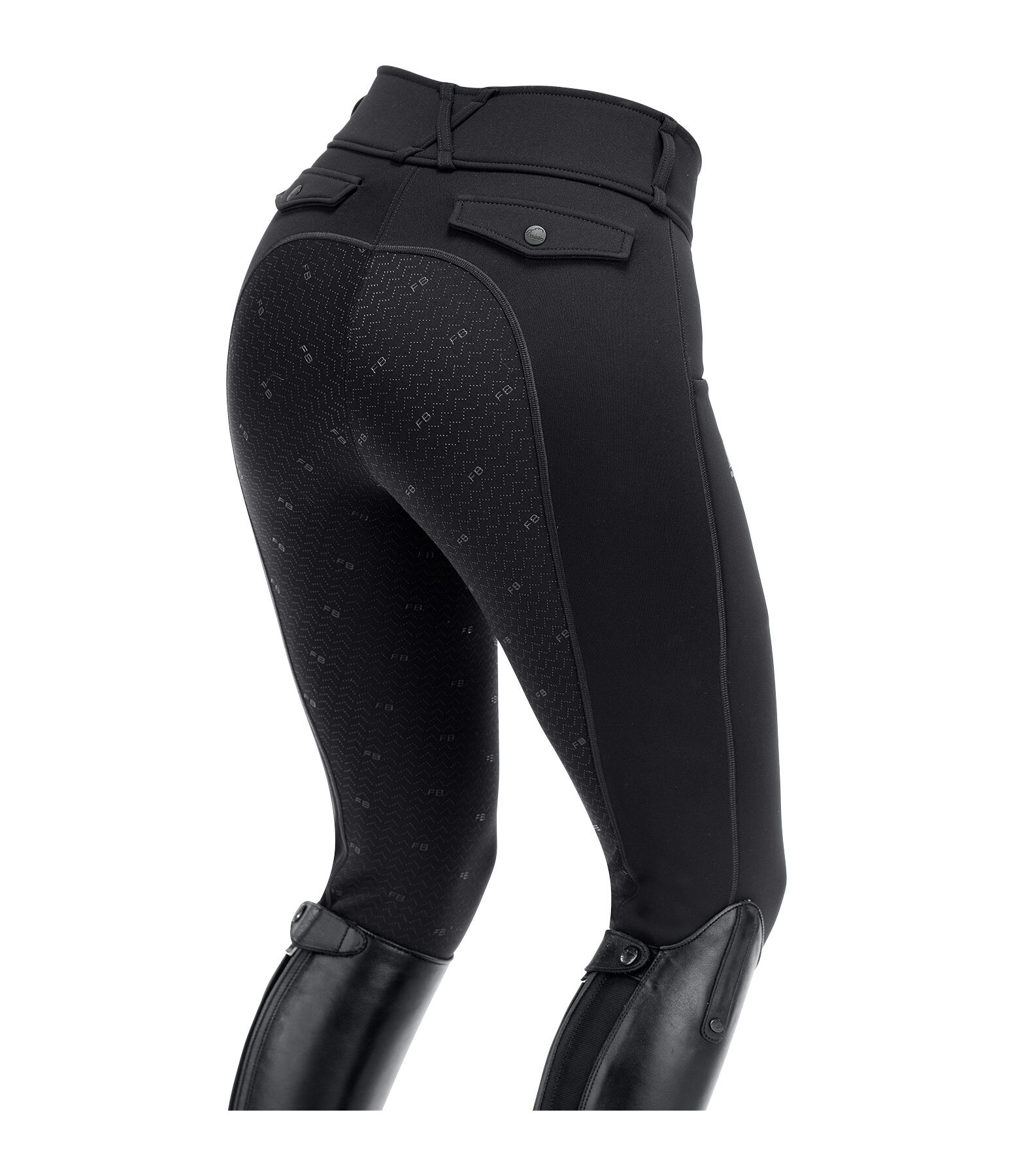 Pantalon d'�quitation thermique hybride � fond int�gral grip  Tina