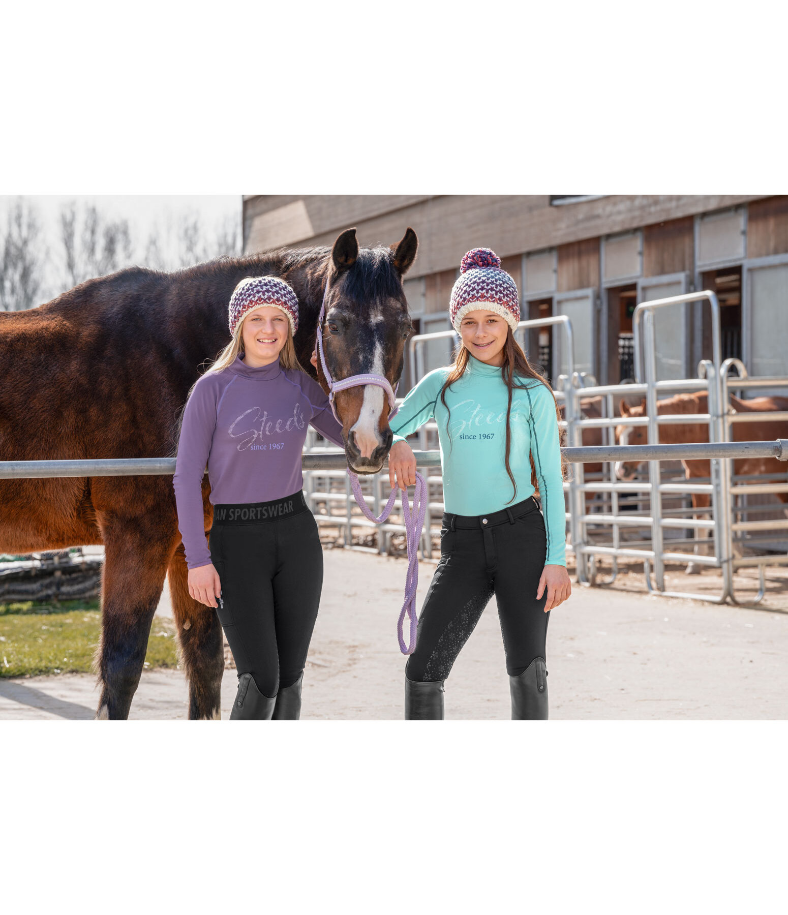 Legging d'quitation hybride et thermique  fond intgral grip  Malea