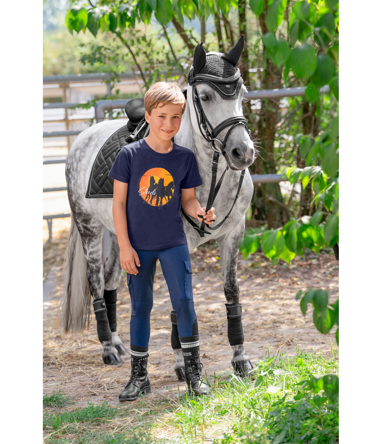 Pantalon d'�quitation grip enfant  Lorin