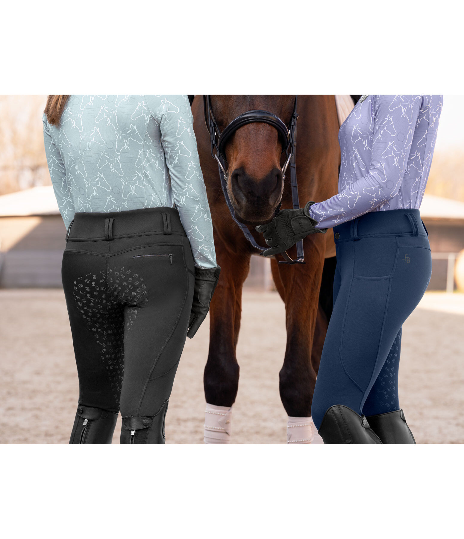 Pantalon d'quitation d'hiver grip enfant  Lovis