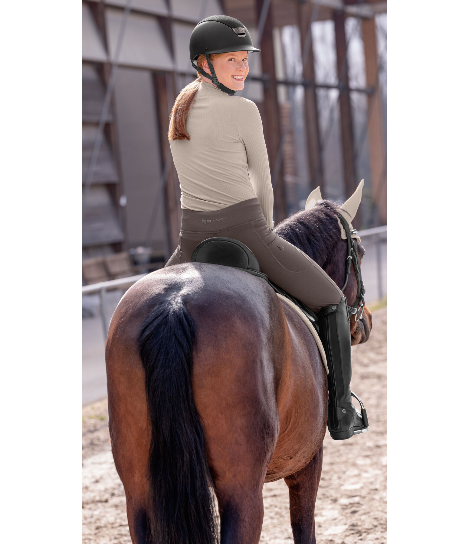 Legging d'�quitation avec grip enfant  Alison