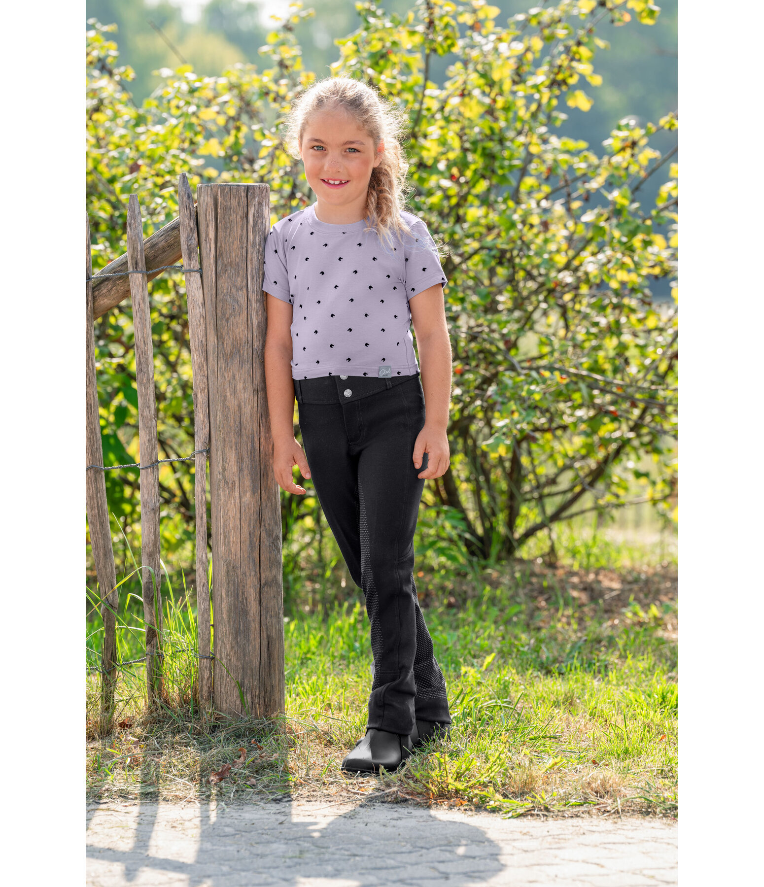 Pantalon d'�quitation jodhpur avec grip enfant  Finley