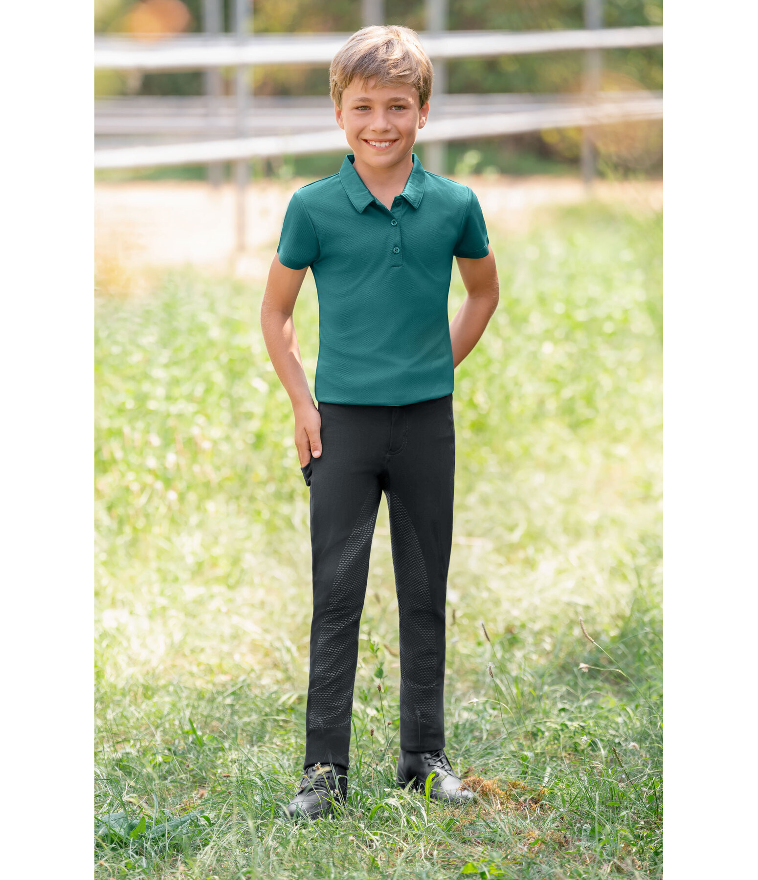 Pantalon d'�quitation jodhpur avec grip enfant  Finley