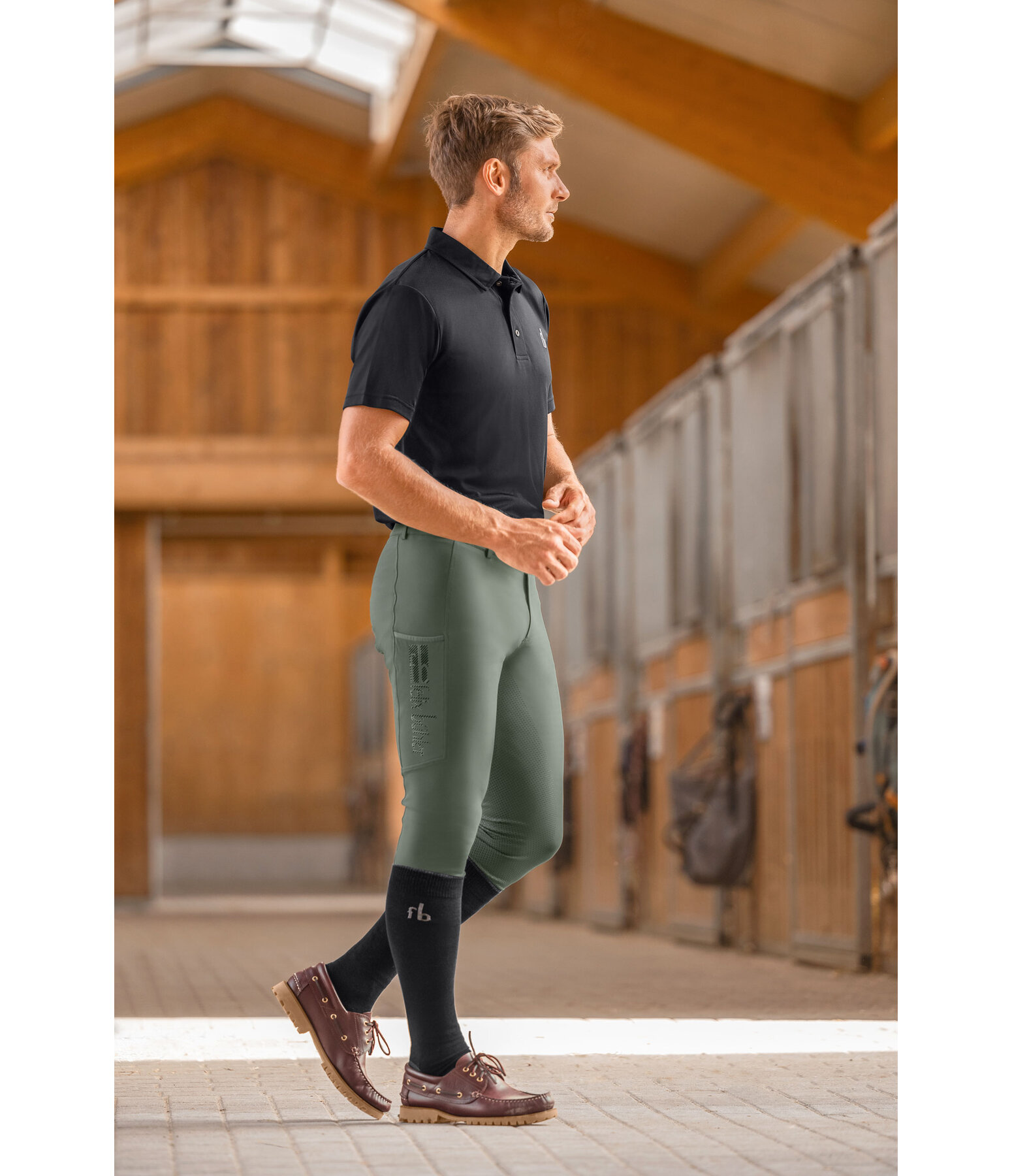 Legging d'quitation Performance  fond intgral grip homme  Frisco