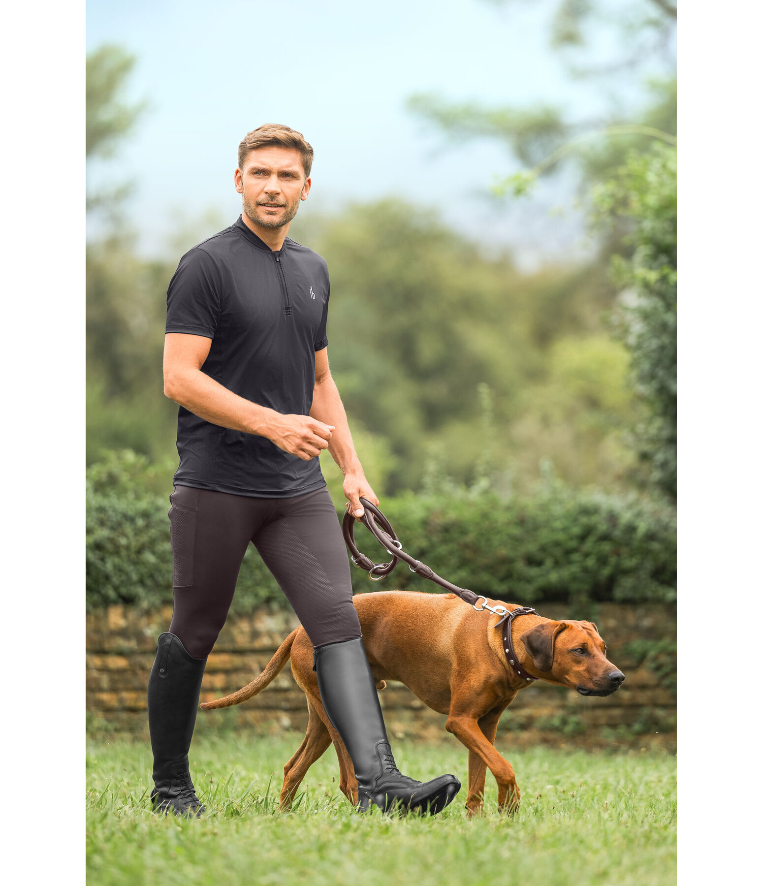 Pantalon d'quitation hybride  fond intgral grip homme  Performance Tacoma