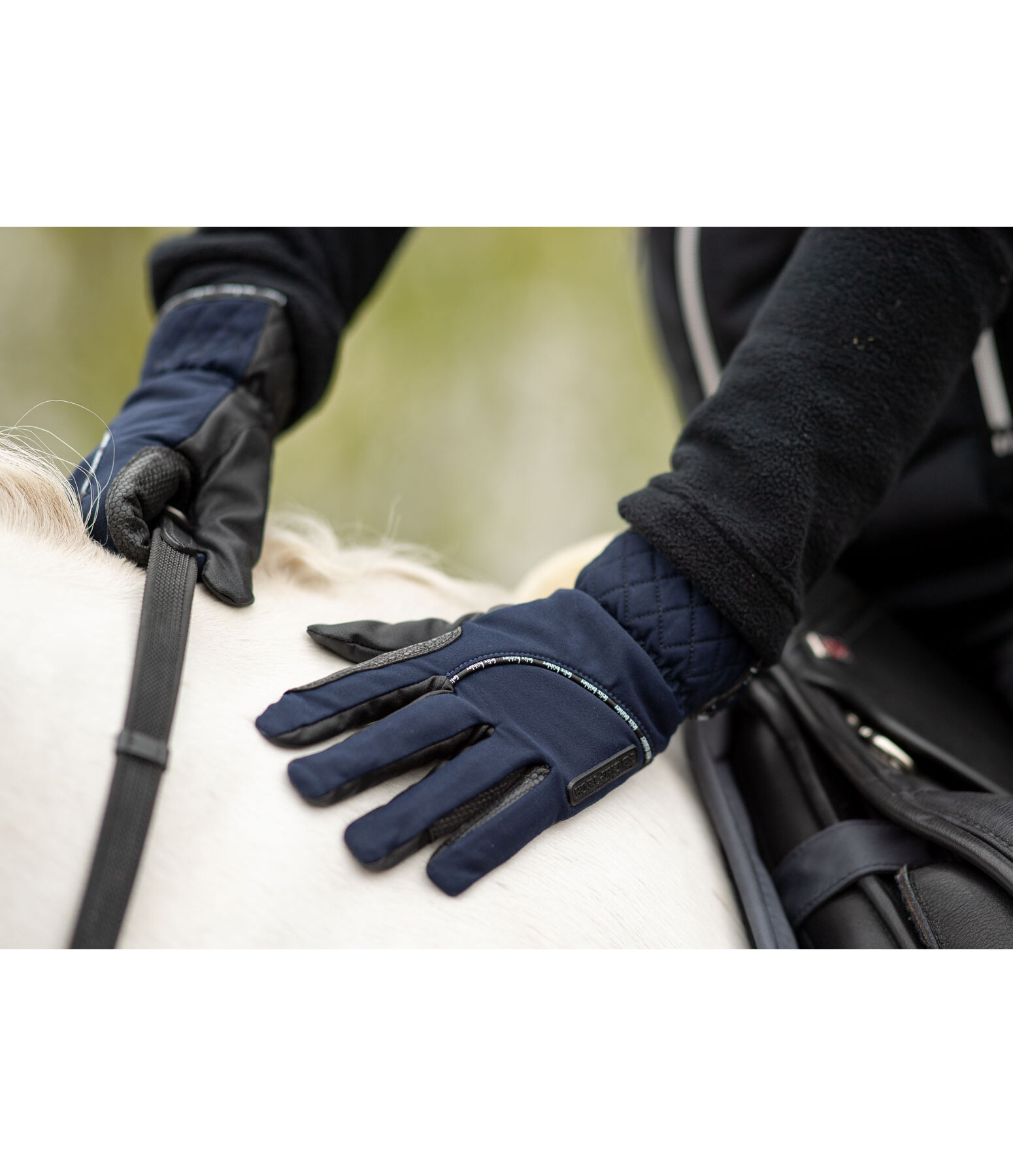 Gants d'équitation d'hiver softshell  Grip Tech