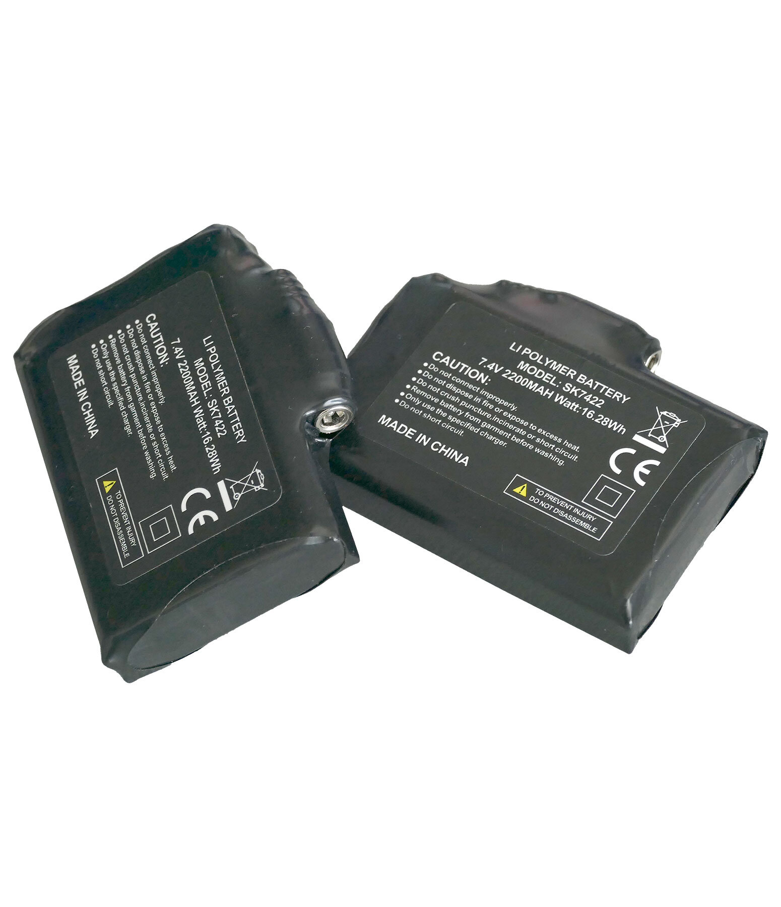 Kit de batteries pour les gants d'quitation d'hiver  Heat