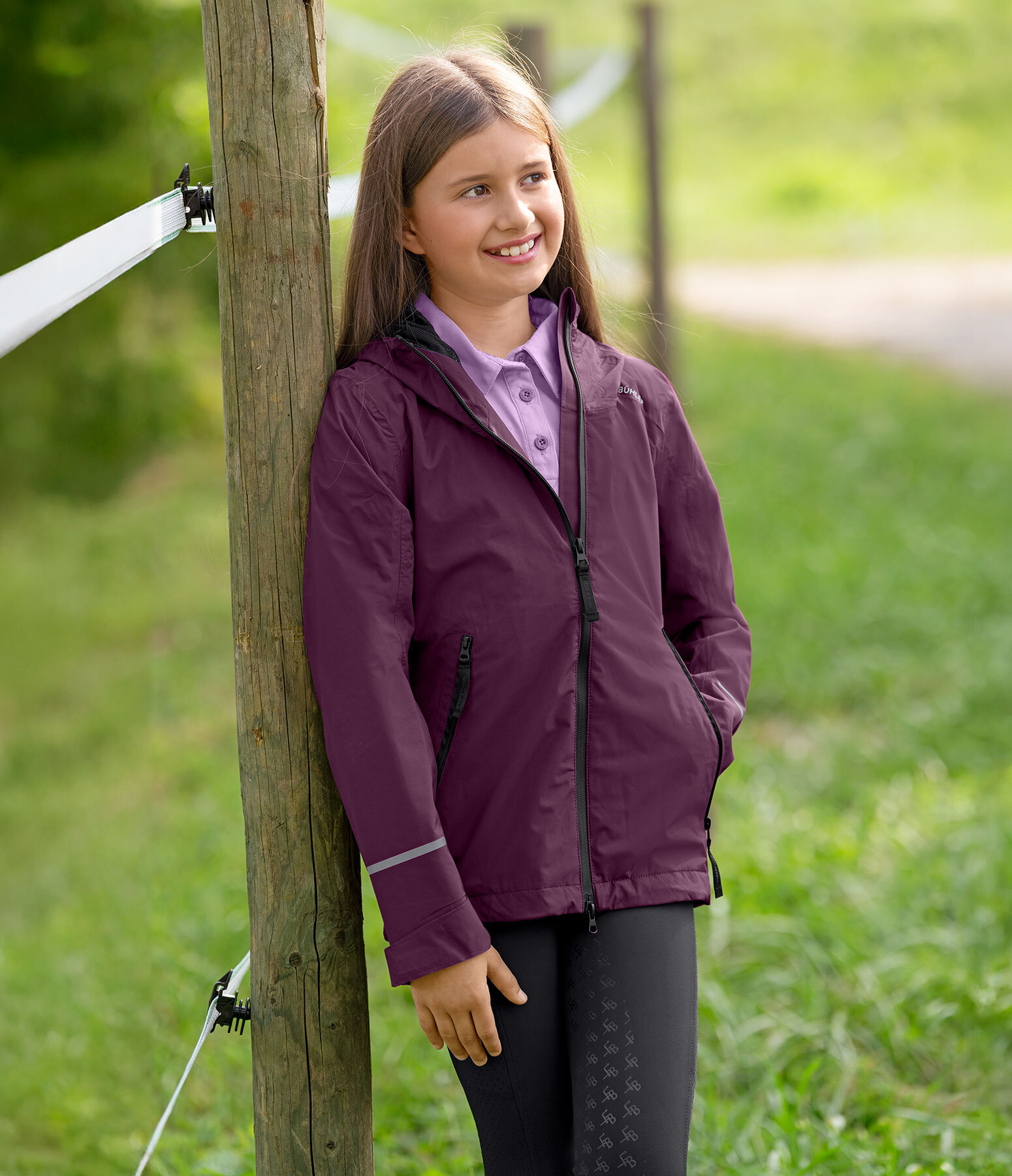 Tenue enfant  Lane en noir violet