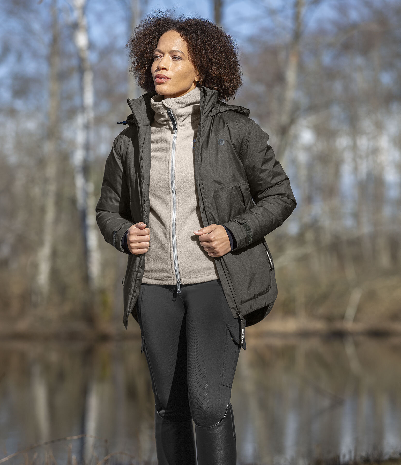 Parka vert sapin femme hotsell