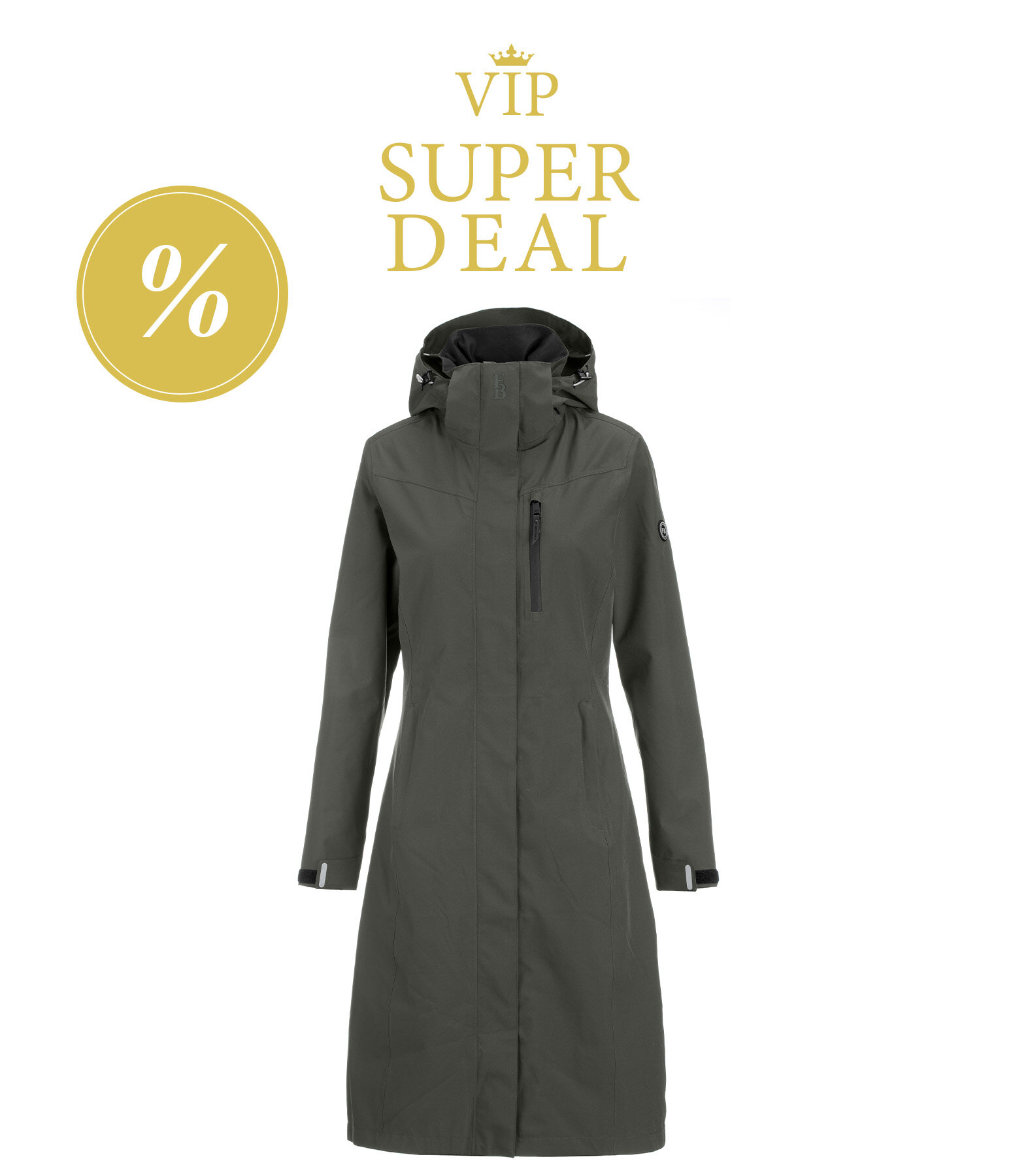 Manteau d'�quitation technique � capuche Felix B�hler Enna