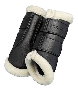 SHOWMASTER Gu�tres de dressage avec polaire Teddy  Classic (pour ant�rieurs) - 530832