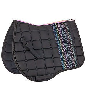 STEEDS Tapis de selle rflchissant  Holographic, avec poche pour tlphone portable - 600006
