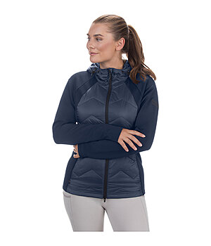 Felix Bhler Veste bi-matire  capuche  Megan - 653730-S-NV