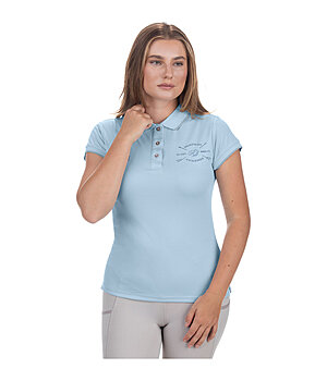 Felix Bhler Edles Damen-Poloshirt aus Funktionsmaterial. Atmungsaktiv und schnelltrocknend. Mit Knopfleiste und aufwndigen Stickereien aus  - 653762-M-PB